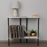 Stolik audio regał hifi na gramofon stojak na płyty winylowe