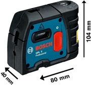 Bosch Professional 5-punktowy laser GPL 5, 30 m, torba ochronna