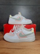 Nike Air Force 1 Low GS Pink Mint Skóra Oryginalne R. 37,5 Stan BDB