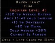 D2R Diablo 2 Ladder S3 Kruczy Lód / Raven Frost