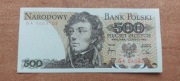Banknot 500 zł z 1982r, Seria GA Stan!!!