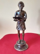 Figurka z Brązu "Hinduski Kamerdyner". Pełna. 