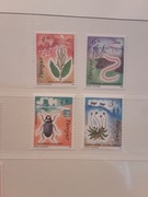 Dania Wyspy Owcze 1991 Mi 211-4 owady flora seria  czysta idealna