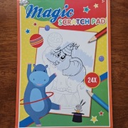 Magiczna kolorowanka zdrapka 24 str 