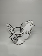 Stojak na jajko w kształcie kury