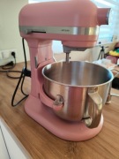 Kitchenaid 6,6L, pudrowy róż, z podnoszoną dzieżą 