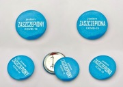 10SZT Pzypinka pin COVID-19 ZASZCZEPIONY