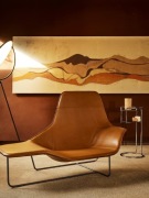 Zanotta Lama - włoski szezlong ze skóry. VAT.