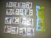 Koukou roukou - nowe kartoniki z wafelków komplet 1-16