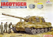 1X DRAGON 6925 JAGDTIGER PORSCHE w/ZIMMERIT