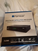 Dekoder satelitarny DVB-S DVB-S2 Opticum BLUE HD-XS65-01 ze zł. int. RJ-45 