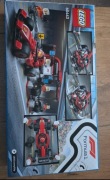 LEGO City F1 Pit stop i mechanicy z bolidem Ferrari 60443