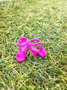 Buty szpilki różowe dla lalek Barbie 