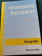 Informator maturalny od 2005 roku GEOGRAFIA