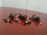 Wojsko polskie żołnierzyki figurki z PRL 3 szt.kpl.
