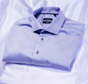 Vannucci  koszula XL Slim Non-iron stalowa gualtier celine mcqueen liu jo