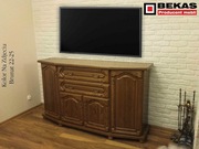 Komoda 180` Wysoka ( 2S-4D) Dąb Rustikal BEKAS Producent Mebli 