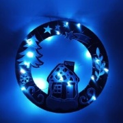 Wieniec Piernikowy | WALLART + LED (PLA) - DRUK3D