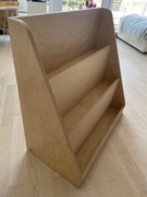 DREWNIANA BIBLIOTECZKA MONTESSORI PÓŁKA NA KSIĄŻKI DLA DZIECI DREWNIANA