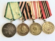 Komplet medali: Za Odwagę , Za Japonię, Za Berlin oraz My Zwyciężyliśmy” 