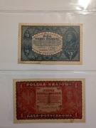 Zestaw 1/2 - 5000 marek polskich 1919/20