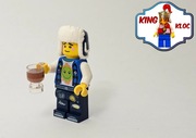 LEGO minifigurka, człowieczek z gorącą czekoladą.