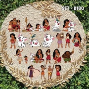 Komplet naklejek | Vaiana, Moana