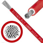 Kabel fotowoltaiczny BiT 1000 1x4 1/1kV czerwony S66462.05 /bębnowy/ 40m