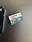 Karta pamięci micro SD Sandisk Ultra 16 gb adapter