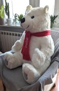 Dzień Dziecka! Miś Coca-Cola, wielki 80 cm, 18-tka, urodziny, ślub