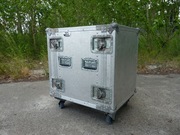 Skrzynia transportowa flight case Paco Cases T4513 13U okablowany, używany