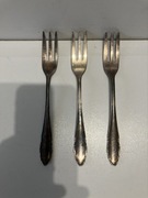 widelce w srebrze WMF 90 18 , 157mm. stare. 3 sztuki