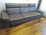 Kanapa skórzana 285 cm | funkcja spania 133x190 | pojemnik | Gdynia