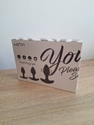 Korek analny 3 rozmiary Anal Plug Set Winyi