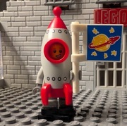 Minifigurka LEGO COL17-13 col298 Rocket Boy, Dziecko rakieta, Seria 17