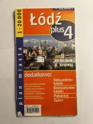 ŁÓDŹ PLUS 4 PLAN MIASTA 1:20 000 DEMART