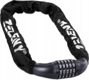 Zapięcie rowerowe motocyklowe zabezpieczenie szyfrowe 5-cyfr łańcuch 90 cm