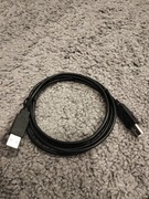 Kabel USB A-B 2 metry czarny