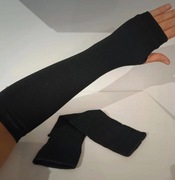 Długie rękawiczki mitenki 