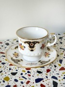Vintage filiżanka i spodek z porcelany kostnej Clare Bone China