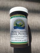 Natures Sunshine pieprz cayenne,  czosnek,  pietru