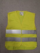 Żółta odblaskowa kamizelka w paski 34 jak nowa