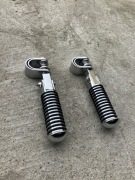 Nowe chromowane spacerówki motocyklowe na gmole okazja