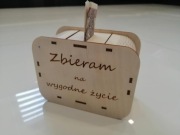 skarbonka prezent 18 urodziny sklejka