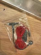 Zestaw przewodowy audio z mikrofonem kabel 2x jack 3.5 mm + słuchawka