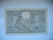 BANKNOT BELGIA -- 100 franków = 20 belgas 1938 r.
