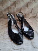 Nowe buty sandały na obcasie r. 36 czarne 