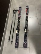 Narty SALOMON X wing 4 151 cm + kijki narciarskie 