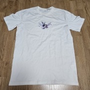 Biała koszulka Mister Tee z nadrukiem, rozmiar XS, jak nowa