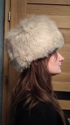 Czapka futro lisa 